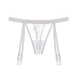 Slim Yarn Embroidery Garter Garter Spicy Legs Showing Thin Black Silk Velvet T Trout Garter Garter