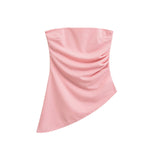 Women's Clothing INS Net Red Blast Folding Body Asymmetric
