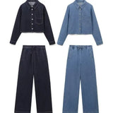 Women's Explosive Casual Long-Sleeved Denim