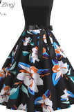Women Summer Casual Polka Dot Elegant Retro Vintage 50s 60s Robe Femme Rockabilly Pin Up Party Dresses