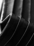 Autumn Long Black A Line Soft Faux Leather Skirt Women High Waist Blue Stylish Maxi Skirts Korean Fashion Clothing