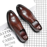 Zingj Men's Shoes British Korean Edition Suit Trend Wedding Business Dress Casual Men's Wedding Shoes