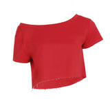 Street Style Languid Shoulders Loose Simple Leisure Long-Sleeved Shawl Hottie Umbilical Thin