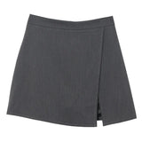 A-Word Fork High-Waist Skirt Short Skirt Women's Korean Dress Dress Dress
