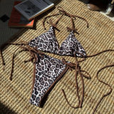 2025 New Sexy Leopard Colorimeter Swimsuit