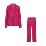 Women's Clothing Hot Burst Sexy Pressure Folds Loose Leisure Multi-Color