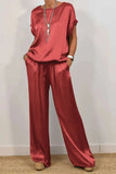 And Summer 2025 New Trendy Loose Shirt Broad Leg Trousers Casual