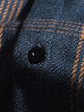 Men's Checkered Long Sleeve Button Shirt- Outfit