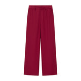 New V-Neck Asymmetric Vest Simple Jump Trouser