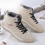 Men's New 2025 Cotton Shoes Men's Plus Velvet Thick Outdoor Snow Boots Winter Large-Size Sports Casual Men's