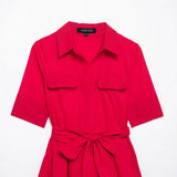Spring New Temperament French Style Thin Temperament Goddess Fan Shirt Skirt