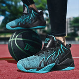 Shoes New Large-Size Mesh Basketball Shoes Boys And Young Men's Thick-Soled Leisure Sports Trend