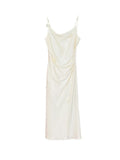 Xichun New Three-Dimensional Nail Flower High-Waisted Vertede Dress High-End Long Dress Female