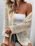 Sexy Knitted Hollow With Cardigan Bikini Beach Burqa Coat Women's