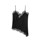 Women's Clothing 2025 Autumn 2025 New Sexy Wind Thin Lace Splicing Decorative Sling Hoist