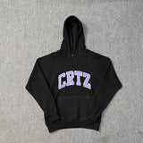 Brand Printed Street Men's And Women's Loose Basic Hooded Sweater Leisure Sweater