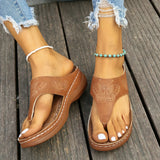 Summer Large-Size Jacket Toes Wearing Beach Sandals Flat Bottom And Slippers