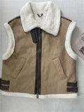 Coat Women Sleeveless Jacket Female Fashion Zipper Waistcoat Ladies Autumn Winter Thicken Warm Outwear Chaleco