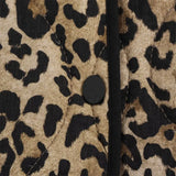 Women's New Fashion Thin Animal Print Jacket Cotton