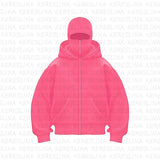 Light Board Autumn Ins New Hooded Jacket Short Coat Men's Double Hat Autumn And Winter Couple