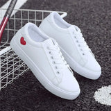 White Shoes Autumn Shoes 2025 New Women's Shoes Korean Version Of Autumn Leather Panel Shoes Students Leisure Spring And Autumn White Shoes Flat