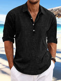Men's 2025 Summer New Set-Fashion Teen Fashion Loose Long-Sleeved Home Casual