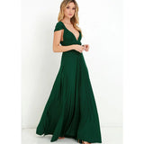 Cross-Back Sexy Tie Dress Long Dress