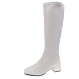 The Knee-Length Boots Woman 2025 Autumn And Winter New British Style Fashion Small Man Showing Thin And Tall And Knight Female