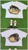 Printing Of Men's T-Shirt Blutosatire Billdog Cotton Oversized