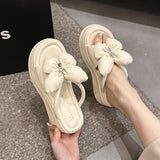 Cake Thick Bottom Dew Cool Slippers Women Wear 2025 New Summer Gentle Fairy Wind