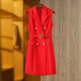 Spring And Autumn New Professional Suit Suit Dress Long-Sleeved Korean Temperament Slim Slimming Small Suit Jacket Female