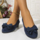 2025 New Large-Size Tip-Tloping Single Shoes Women's Bean Shoes Sports Casual