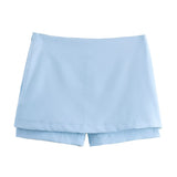 Collar Blouse 2796777 Low Waist Skirt 3067407