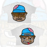 Printing Of Men's T-Shirt Blutosatire Billdog Cotton Oversized