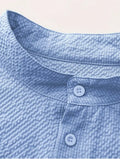 Men's Fashion Stand-Down Casual Long-Sleeved