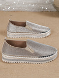 And Autumn 2025 New Lefu Shoes Thick Sole Lazy One Foot Pedal Drilling Shoes Women's Flat-Bottomed