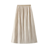 Lace Mesh Splicing High Waist Tight Skirt Women's Autumn Straight Two Wearing Thin Temperament Dress