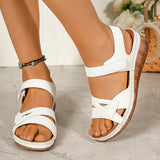 Vela With Thick-Soled Sandals Women's Hollow Embossed Slopes And Beach Cool