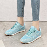 2025 New Loose Cake Lily Casual Shoes Breathable Water Drill Thick-Soled Sports