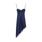 New Fashion Temperament Lace Silk Texture Dress