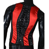 Color Butt Red Black Vest Men's Body