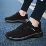 Men's Shoes Sports Light Students Fly Weave Mesh Shoes Trend Casual Korean Version Of Fashion Autumn Running