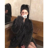 Urchin Toka Fur Coat Teddy Curly Wool Coat Warm Royal Sister