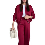 2025 Round Neck Fashion Simple Atmospheric Jacket Jacket Casual Straight