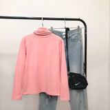 Sleeve T-shirts Women 4XL All-match Ulzzang Simple Teens Top Tees Harajuku Stylish Soft Fashion Clothing Elegant