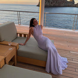 Zingj Summer New Product Yi Mengling With The Same Socialite Wind Royal Sister Temperament Elegant Stand Collar Sleeveless Dress