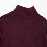Women's Clothing INS Burst High-Neck Fashion With Solid Color Knitted Head