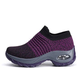 Explosion Women's Shoes Air Cushion Flying Sneakers Shoes Shoes Fashion Rocking Shoes Casual Shoes Socks