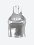 Silver Halter Neck