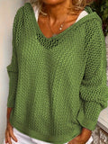 Hair Knitting Hoodie Hoodie Hoodie Thin Loose